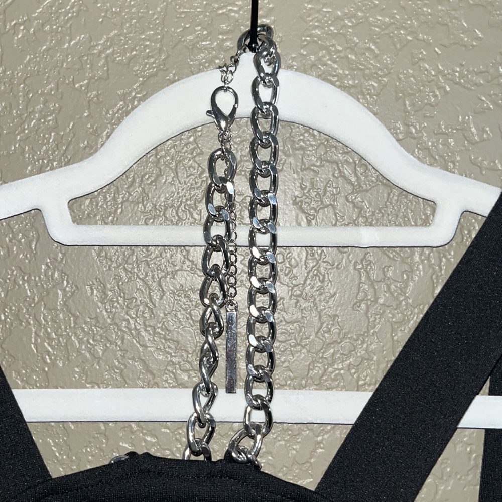 NWT Michael Kors Chain Halter Dress - Picture 6 of 13